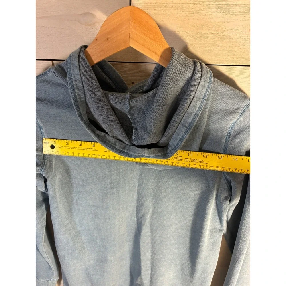 OshKosh B'gosh Boys Blue Faded Pullover Hoodie Sweatshirt Size 14